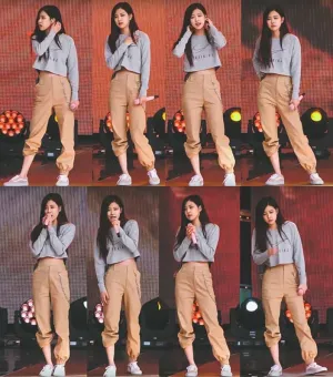 Blackpink Rosé Chain Cargo Pants