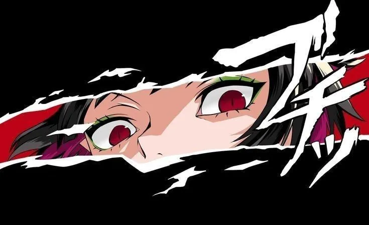 Blood Eyes Anime Tote Bag