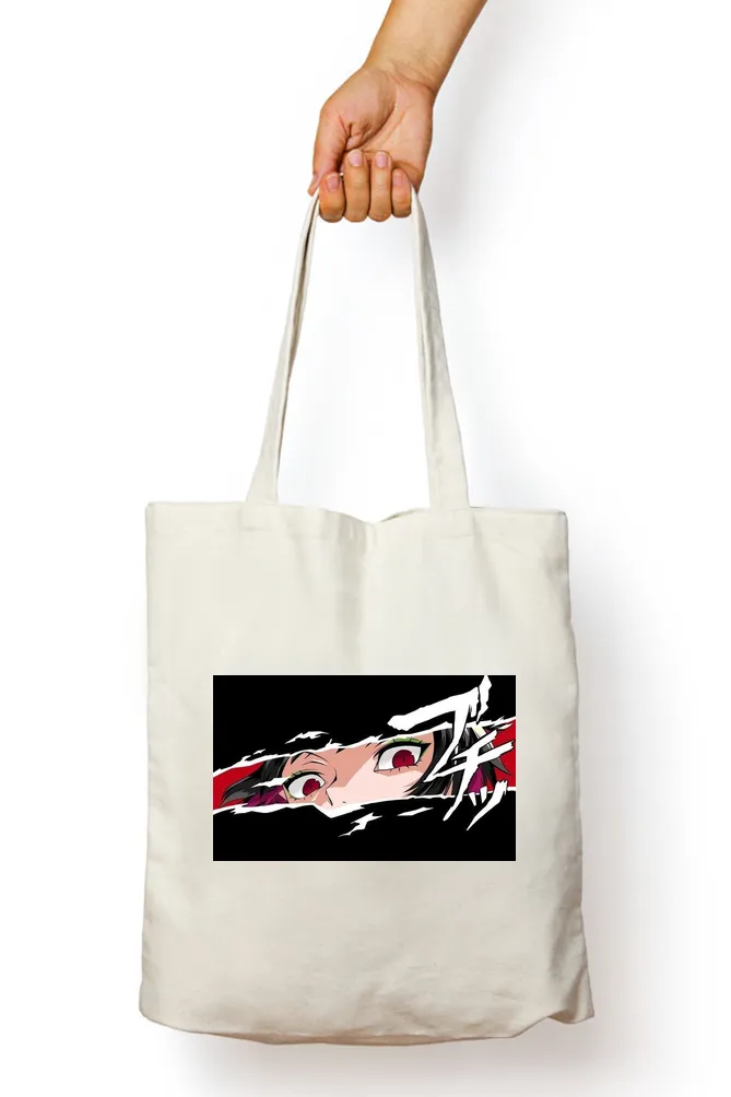 Blood Eyes Anime Tote Bag