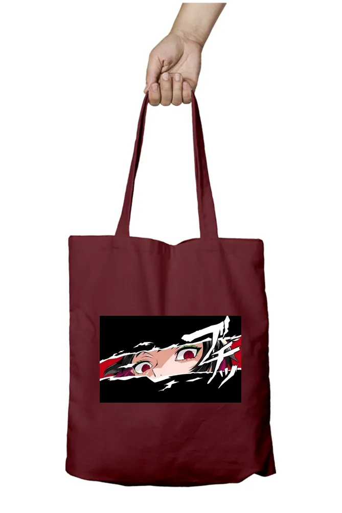 Blood Eyes Anime Tote Bag