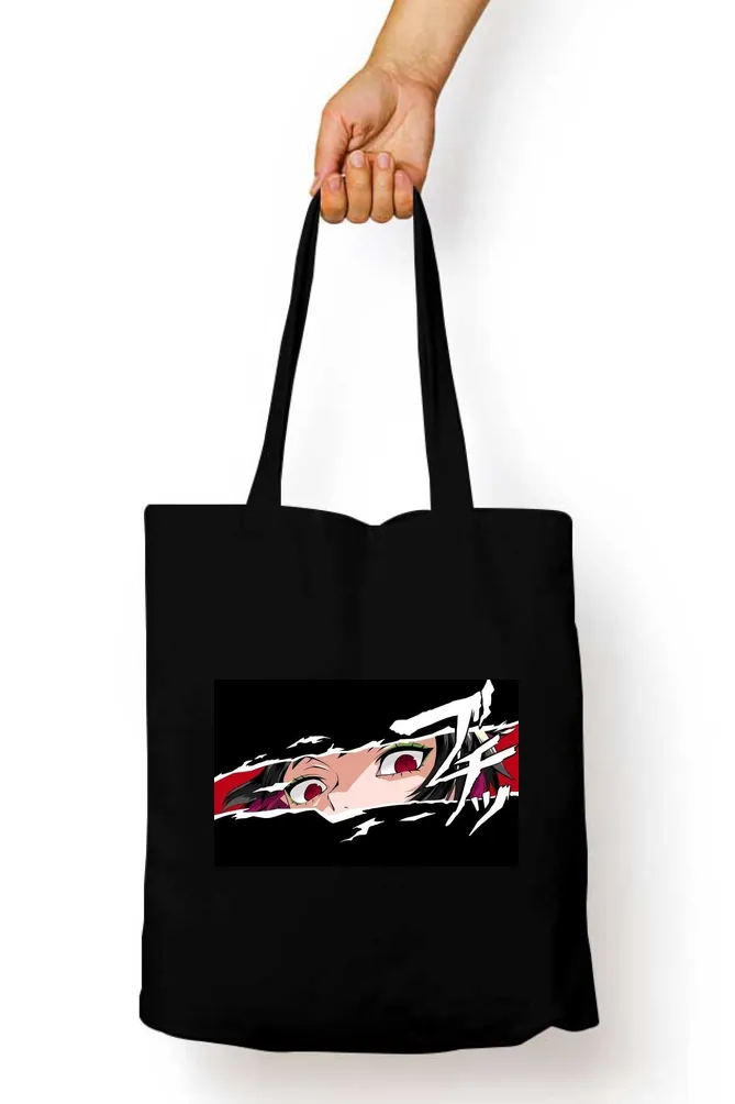Blood Eyes Anime Tote Bag