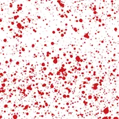 Blood Splatter Wristlet