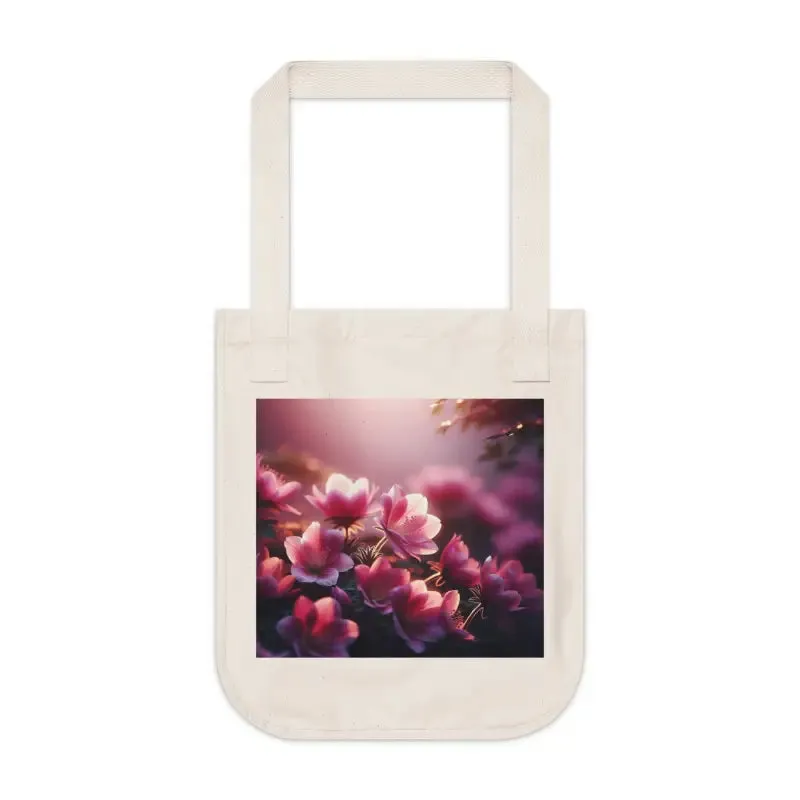 Blossom in Style Organic Canvas Tote Bag