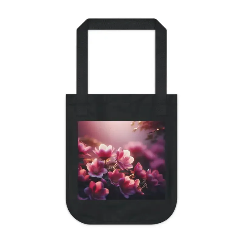 Blossom in Style Organic Canvas Tote Bag
