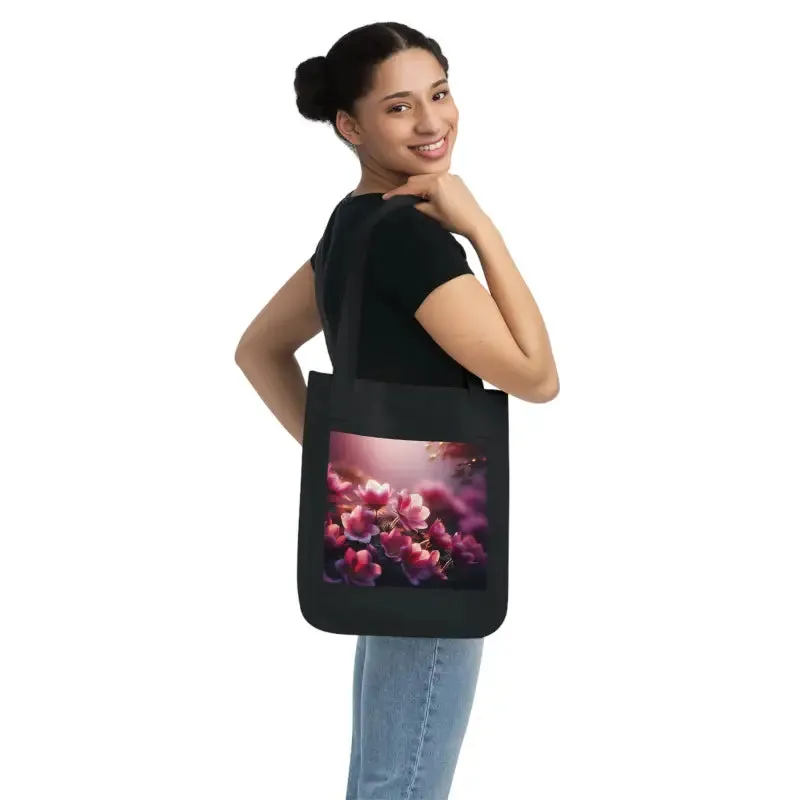 Blossom in Style Organic Canvas Tote Bag