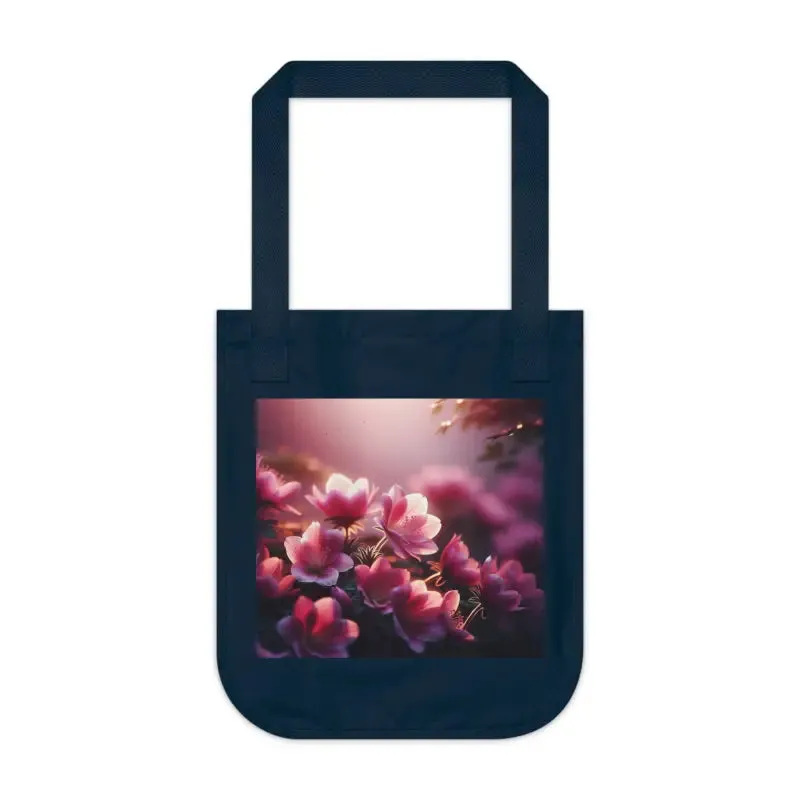 Blossom in Style Organic Canvas Tote Bag