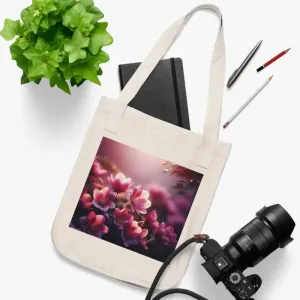 Blossom in Style Organic Canvas Tote Bag