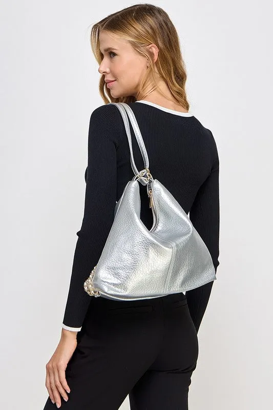 Blue Zone Planet |  Fame PU Leather Multipurpose Shoulder Bag