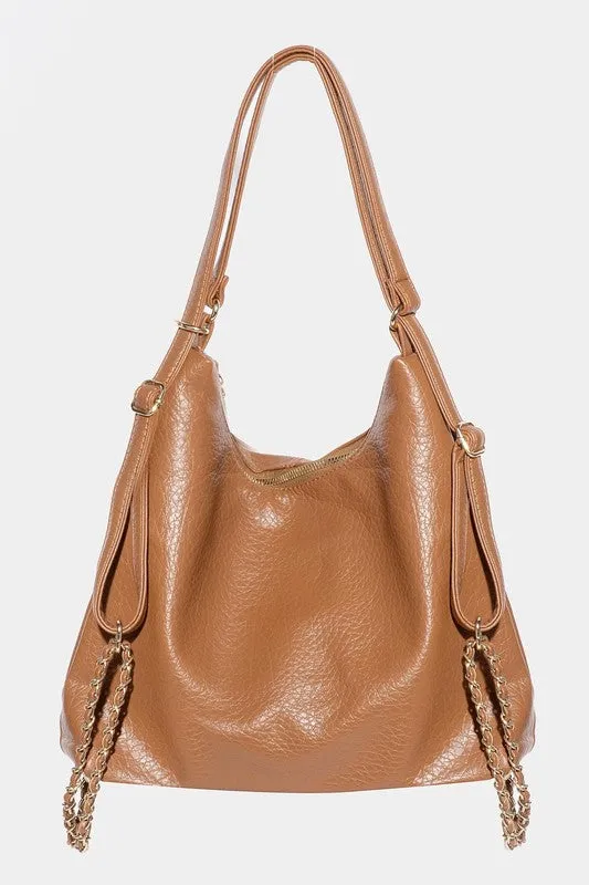 Blue Zone Planet |  Fame PU Leather Multipurpose Shoulder Bag