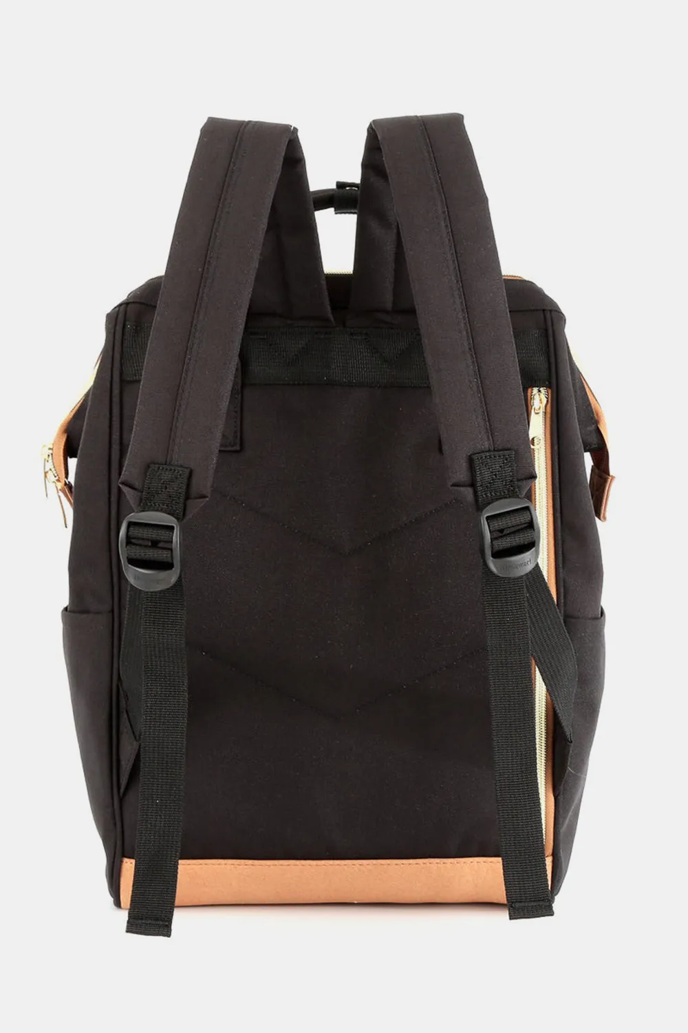 Blue Zone Planet |  Himawari Contrast Waterproof Canvas Backpack Bag with Side Pockets