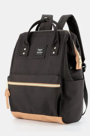 Blue Zone Planet |  Himawari Contrast Waterproof Canvas Backpack Bag with Side Pockets
