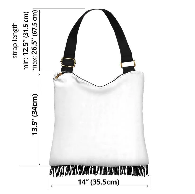 Boho Bag (Canvas) - Goth #33 Raven and Owl | Hobo Slouchy Bag Crossbody, Shoulder Bags for Women Hobo, Pattern Hobo Bag