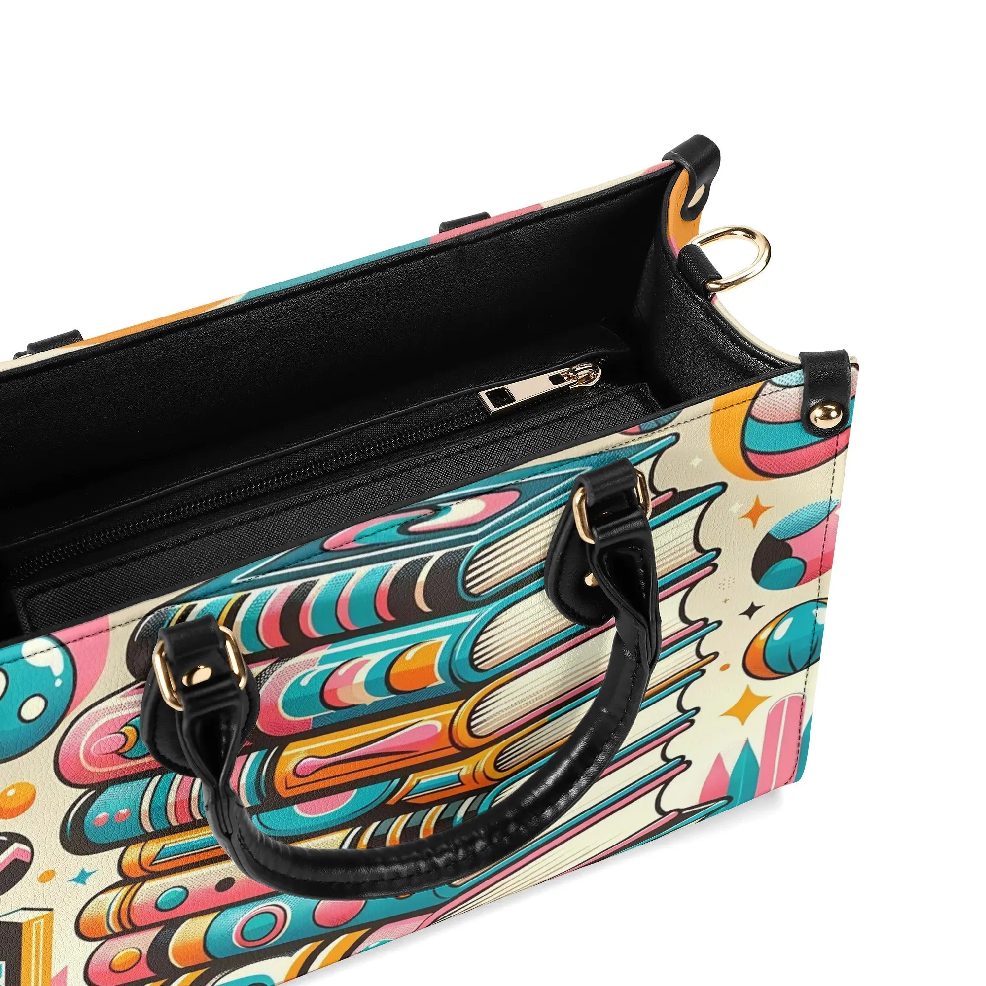 Book Lover Gifts, Retro Style Groovy Books, Kitschy  Shoulder-Handbag