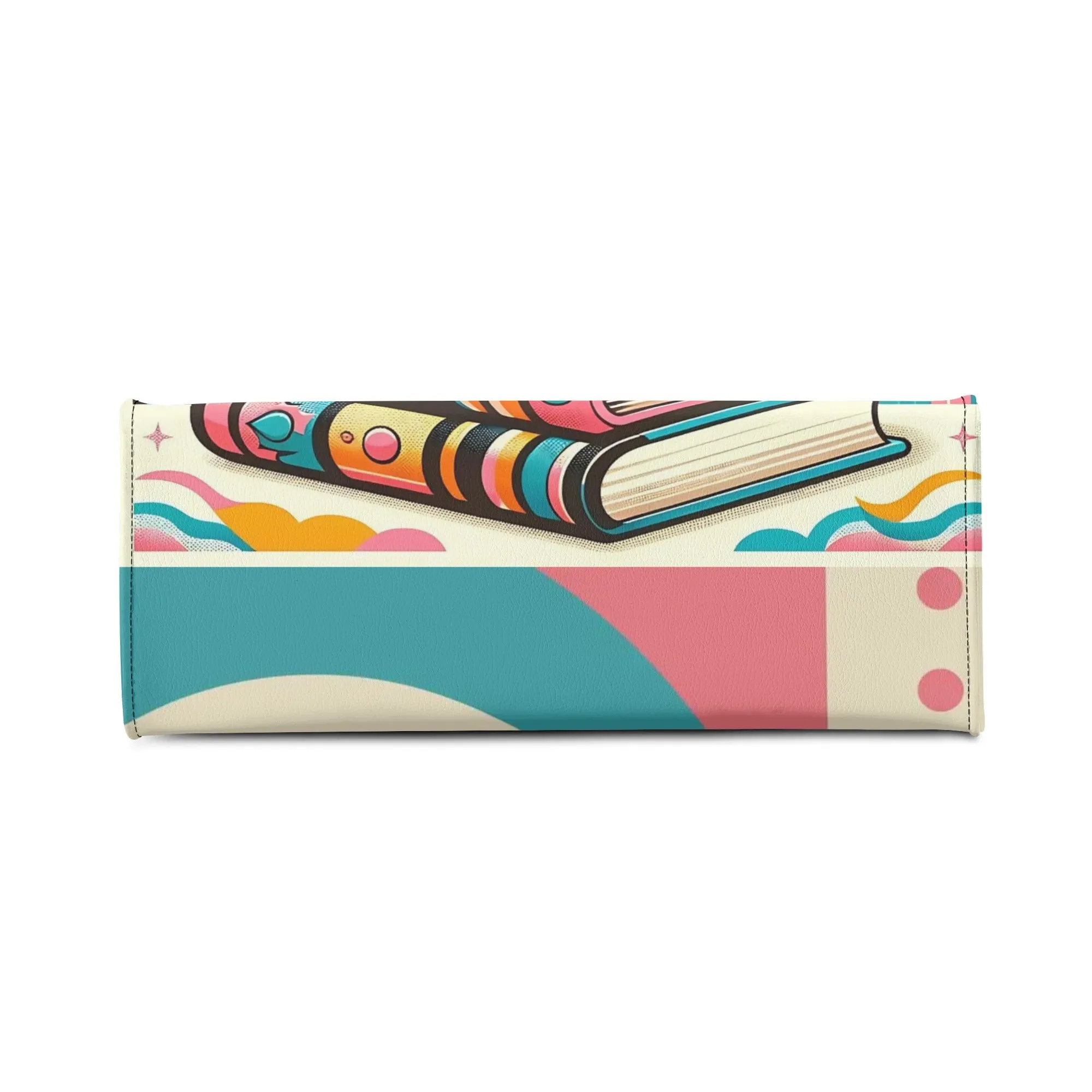 Book Lover Gifts, Retro Style Groovy Books, Kitschy  Shoulder-Handbag