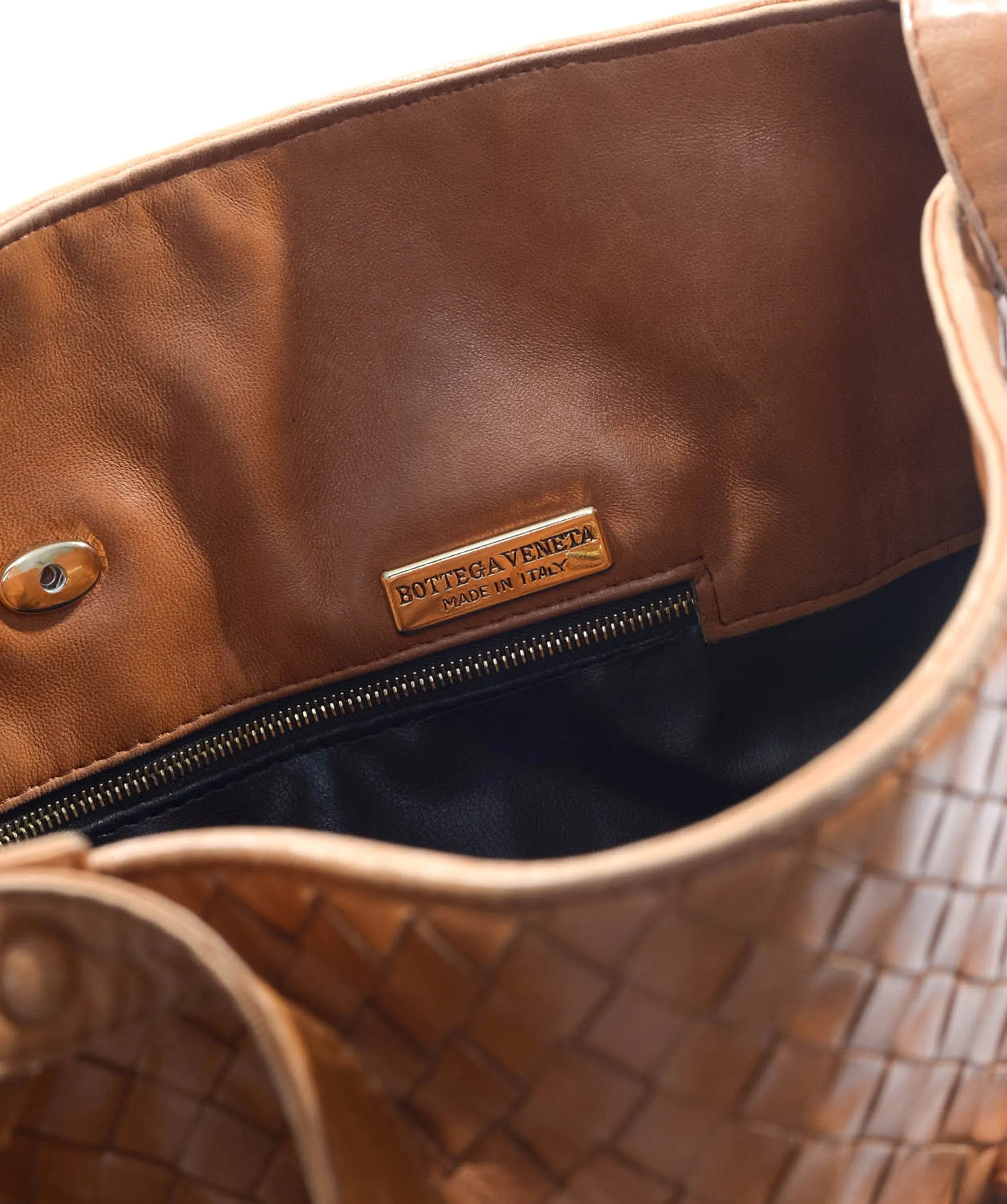 Bottega brown intrecciato hobo - AWC1730
