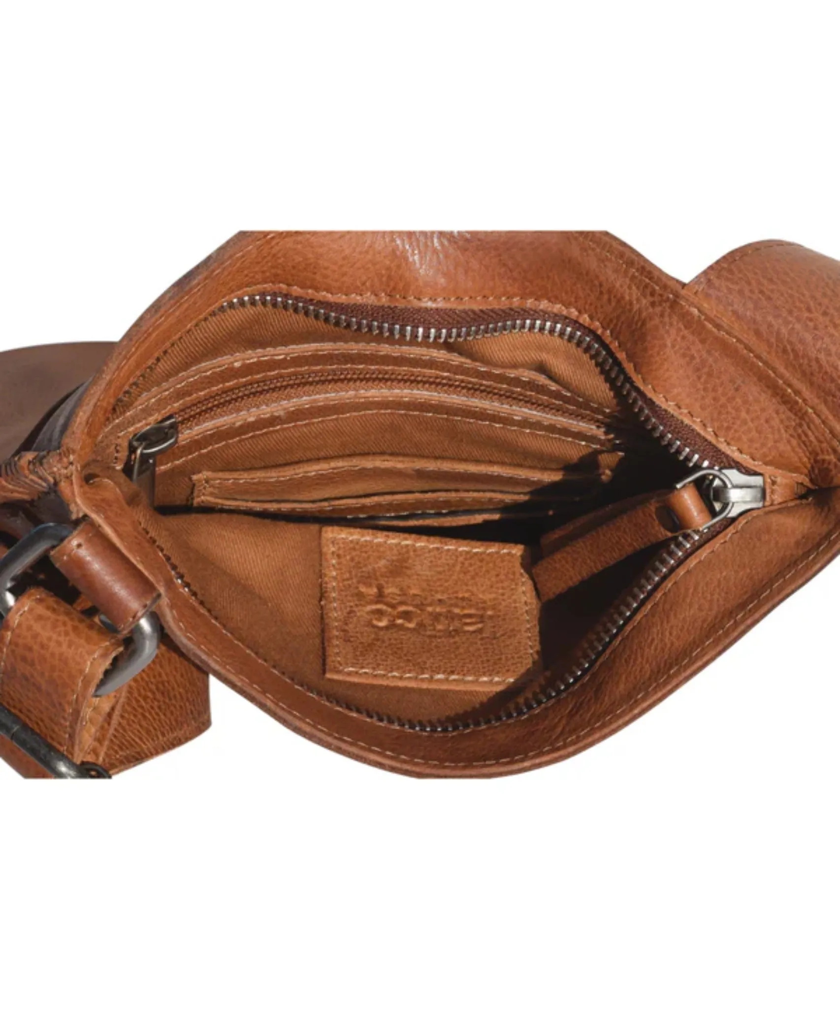 Brianne Crossbody Bag - Cognac
