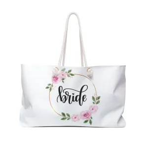 Bridal Oversized Weekender Wedding Tote Bag