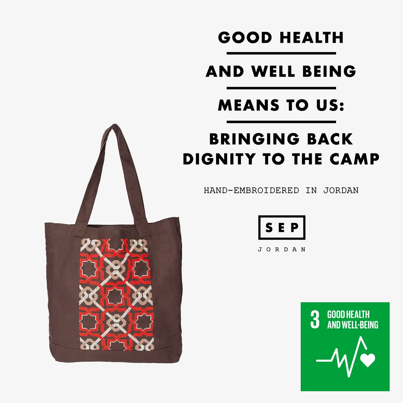 BROWN CANVAS BAG SDG#3