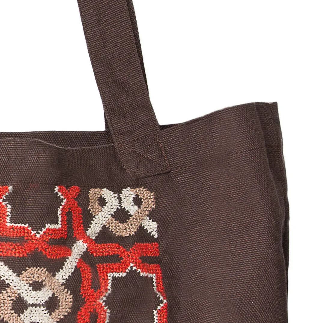 BROWN CANVAS BAG SDG#3