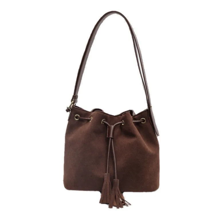 Bucket Bag with Tassel