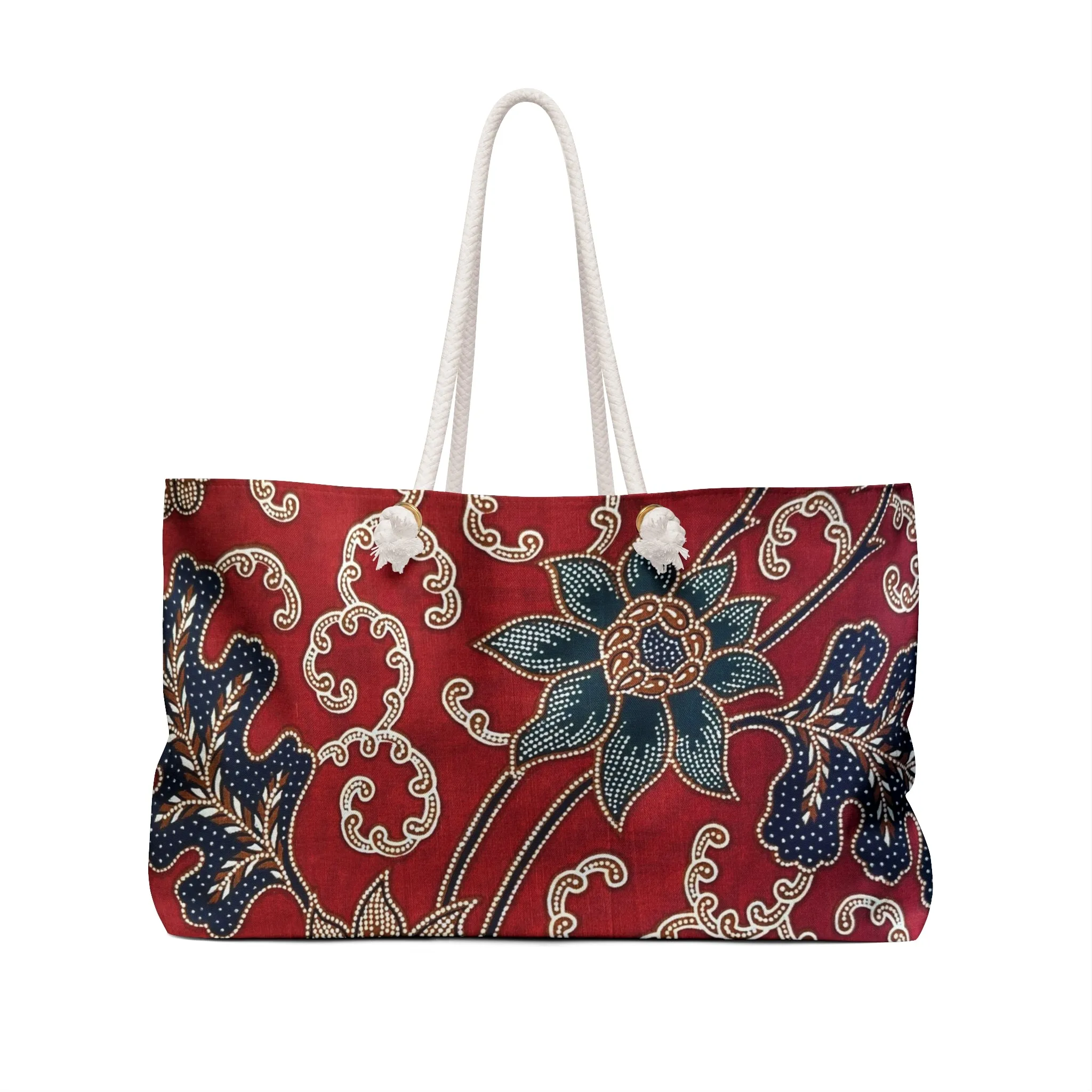 Bunga Matahari Batik Print Weekender Bag