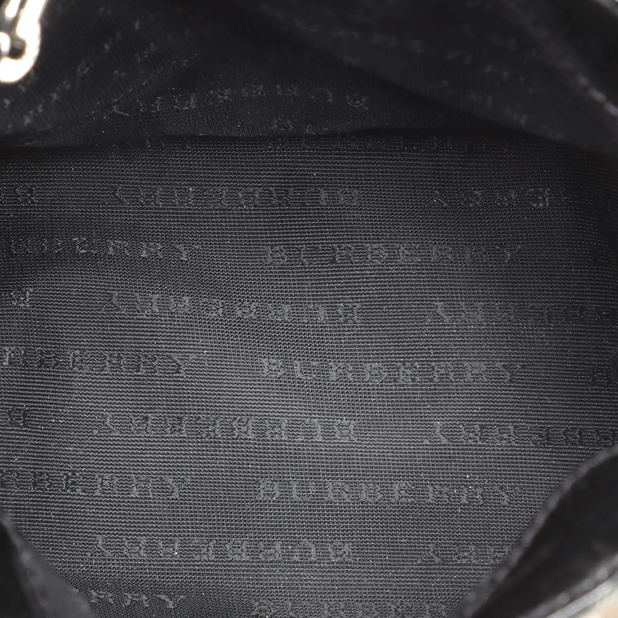 Burberry Beige/black Pvc And Leather Tote