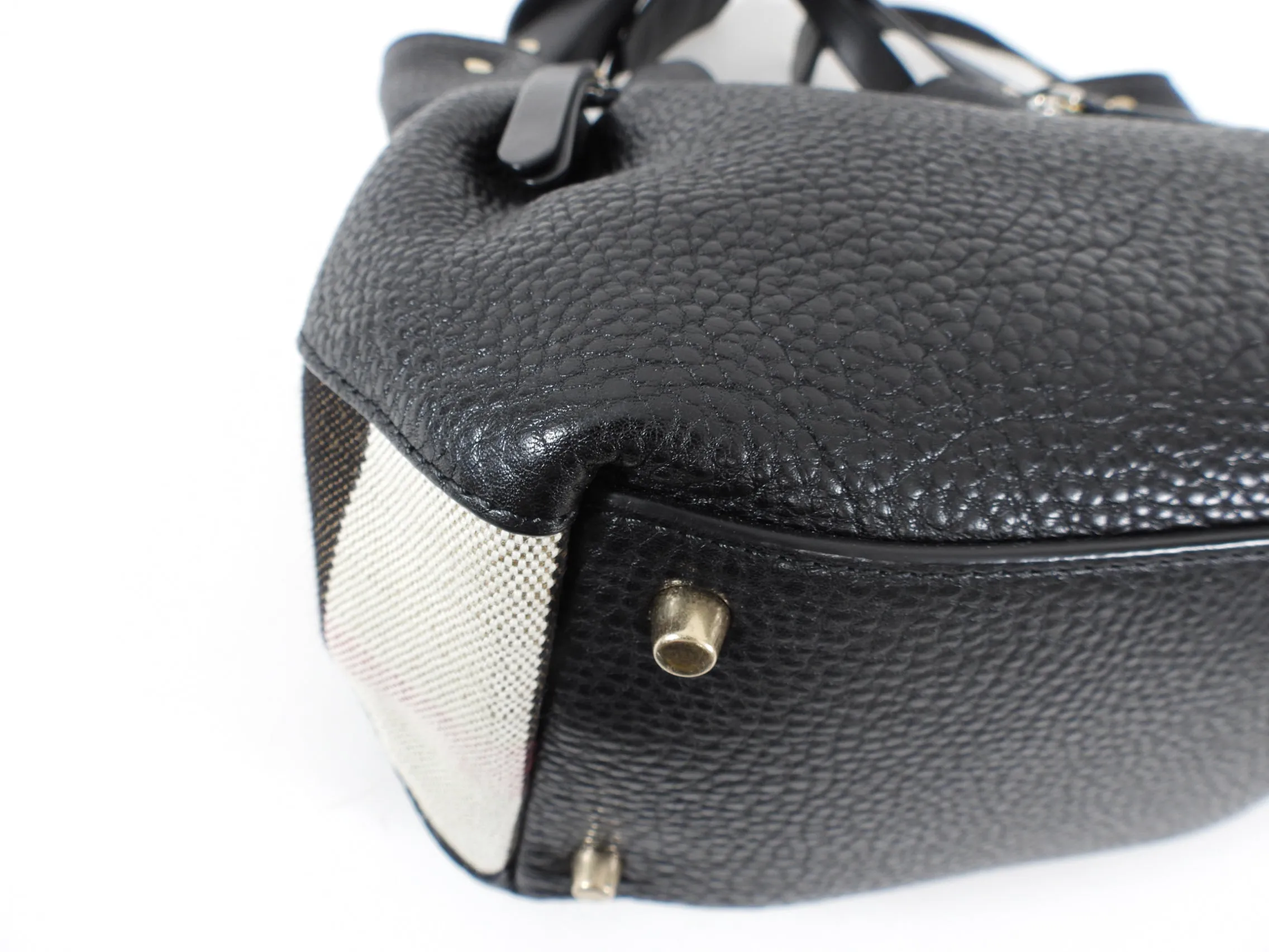Burberry Small Maidstone Brit Grained Zipper Shoulder Bag