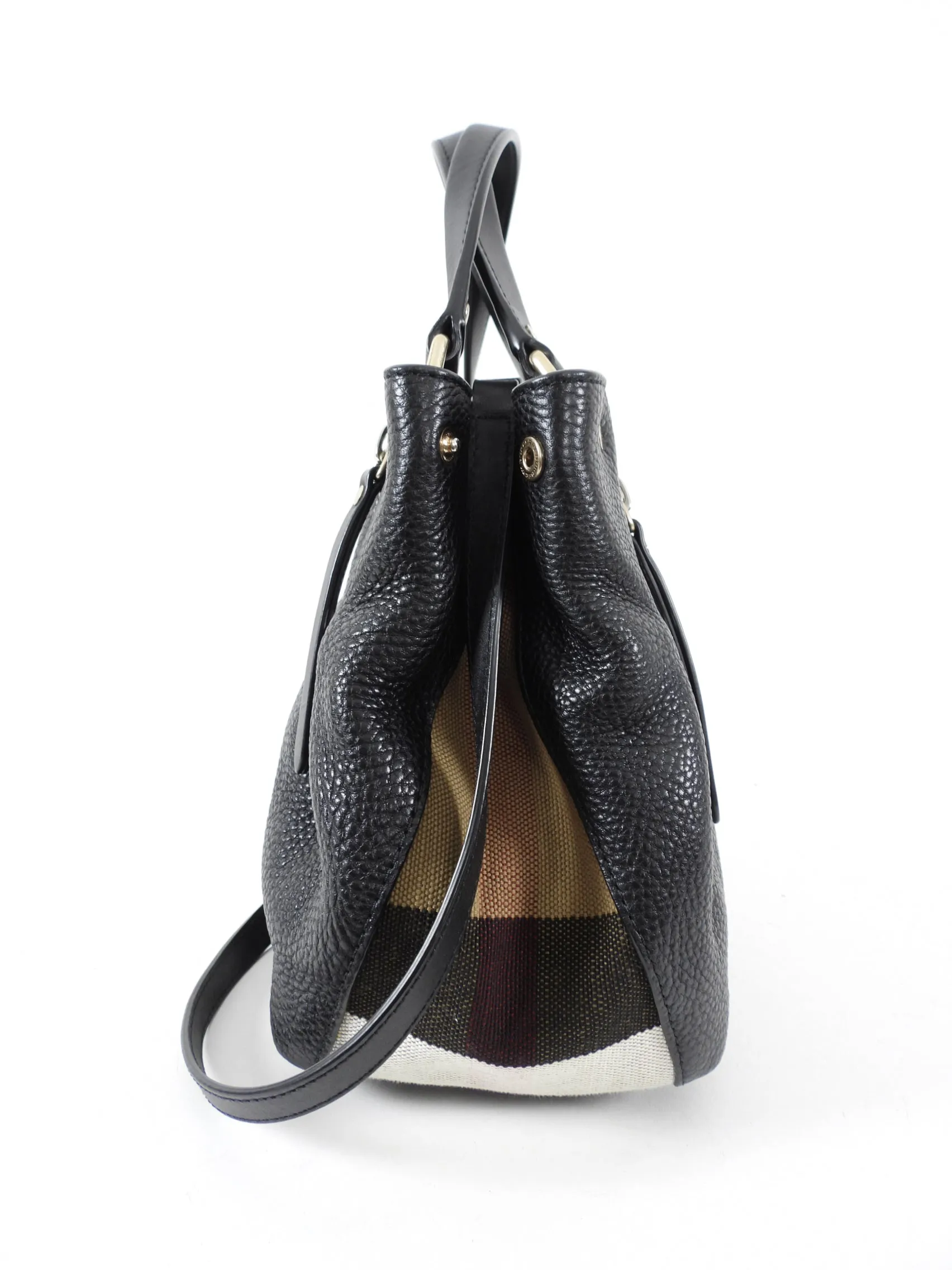 Burberry Small Maidstone Brit Grained Zipper Shoulder Bag