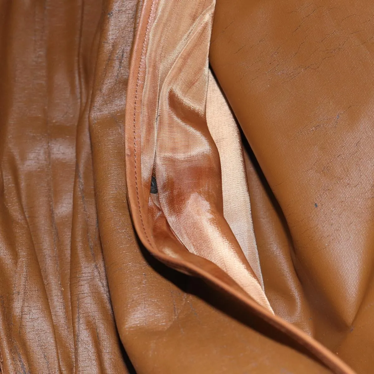 BURBERRYSs Boston Bag Leather Brown Auth bs17786