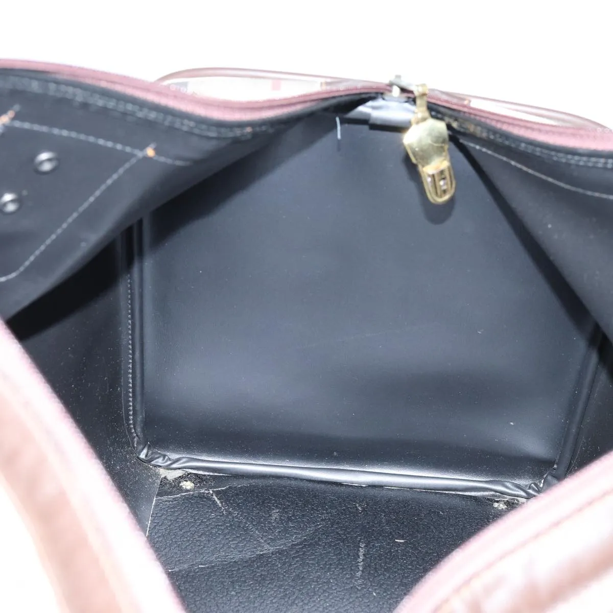 BURBERRYSs Nova Check Boston Bag Canvas Beige  yk11757