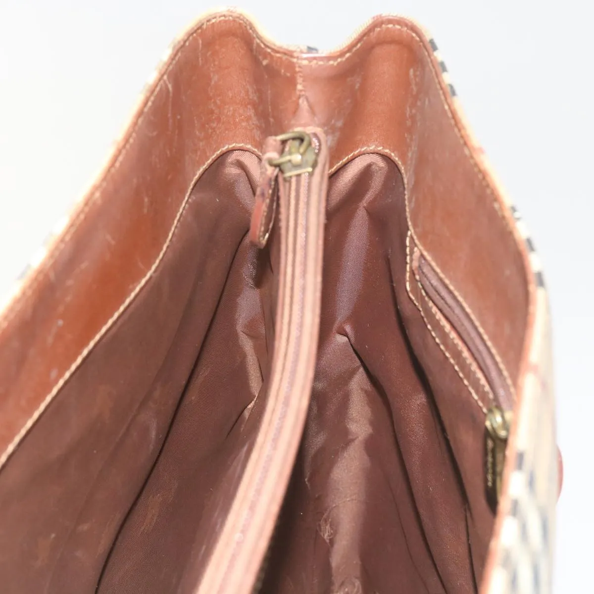 BURBERRYSs Nova Check Tote Bag PVC Leather Beige  60590