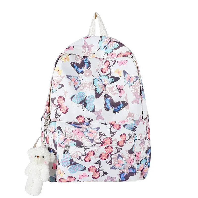 Butterfly Blossom Korean Backpack - GlamzLife