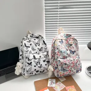 Butterfly Blossom Korean Backpack - GlamzLife