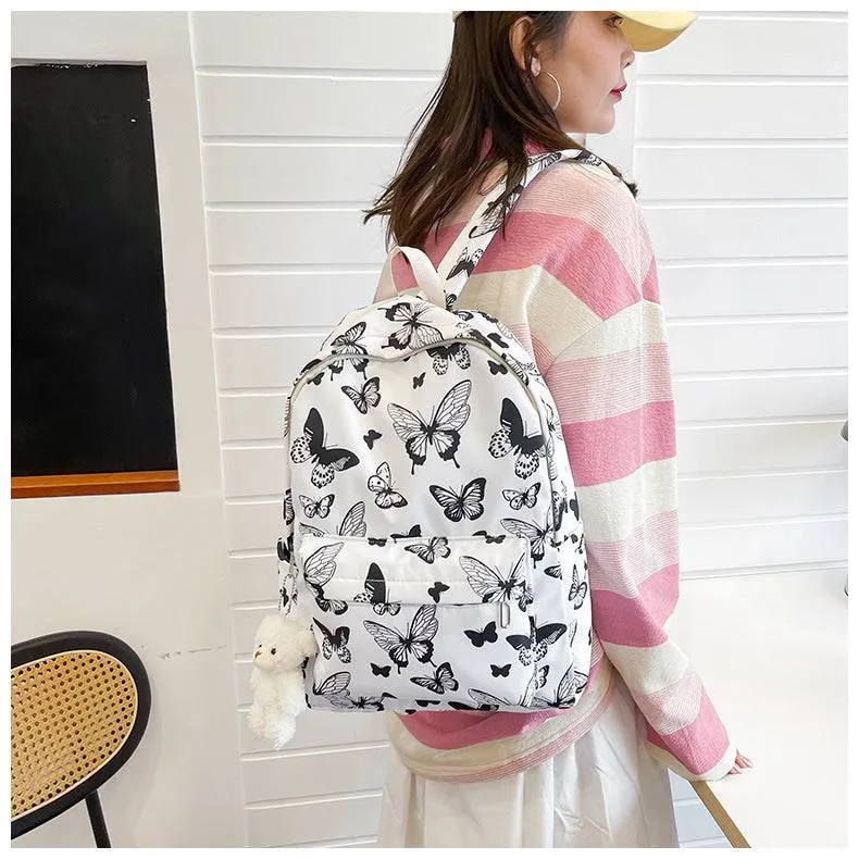 Butterfly Blossom Korean Backpack - GlamzLife