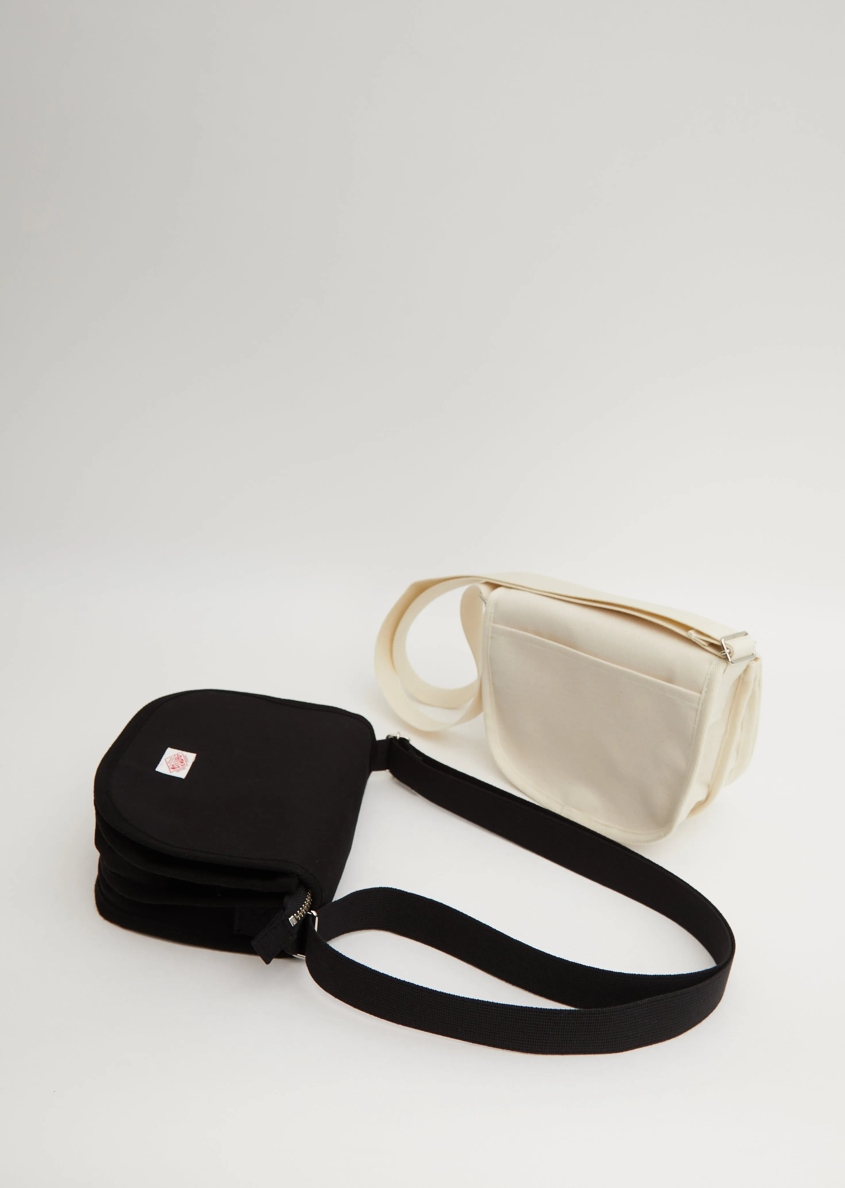 Canvas Crossbody Bag — Black
