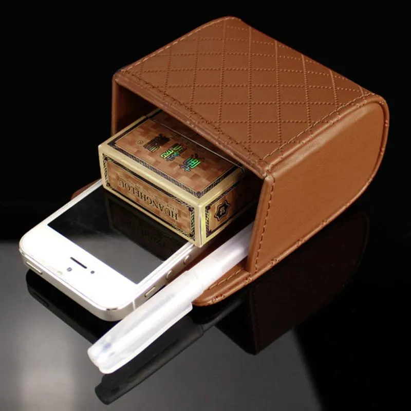 Car Air Vent Holder Bag For iPhone X 10 8 Samsung S8 Car Phone Mount Stand Bracket Protective Bag Car Phone Stand Storage Bags