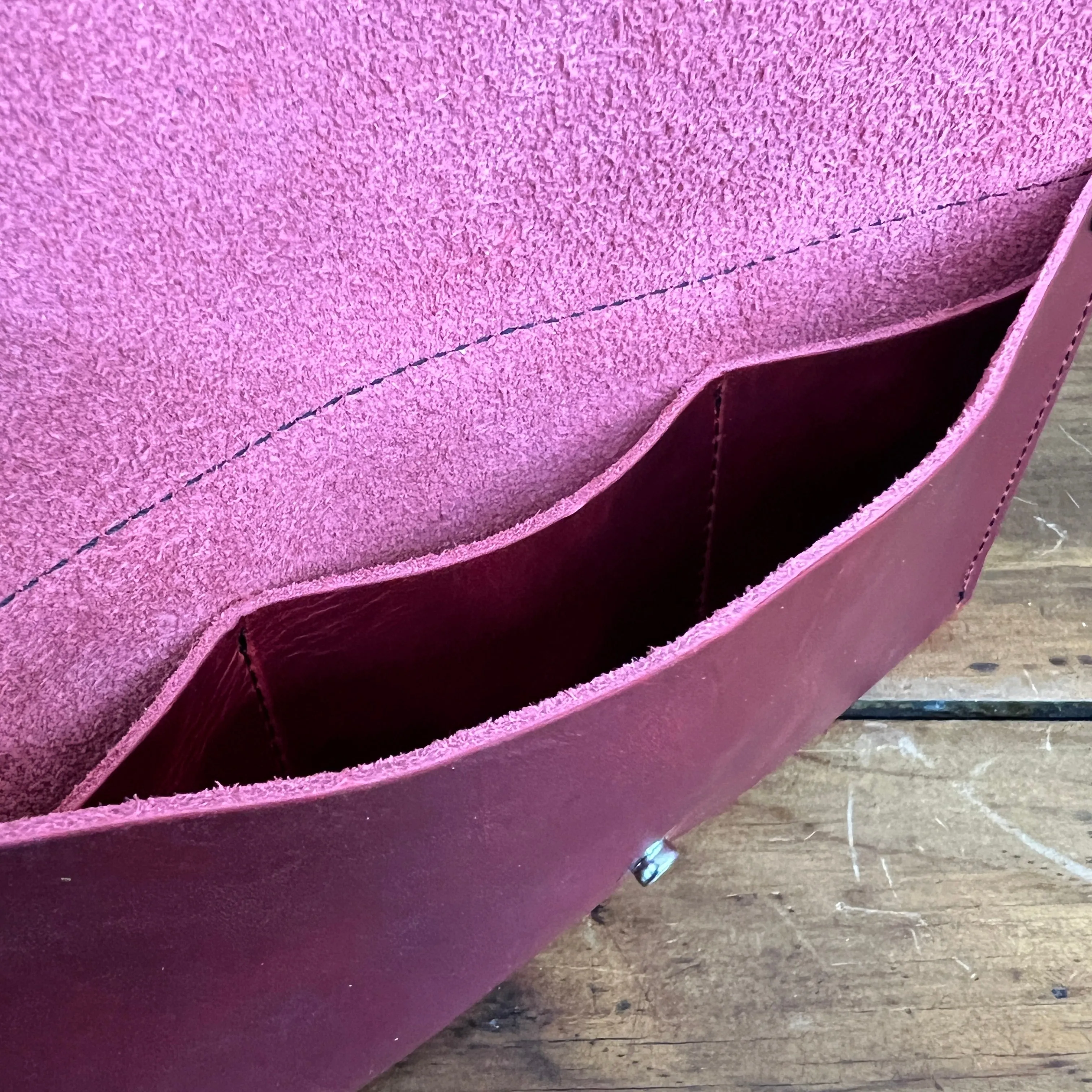 Carly Clutch - Charger Red