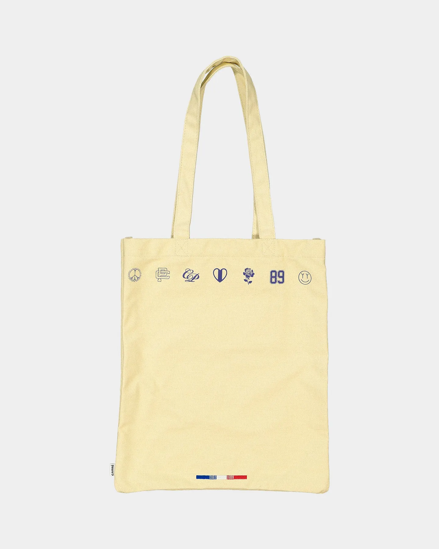 Carre Rosewide Vintage Tote Bag Off White