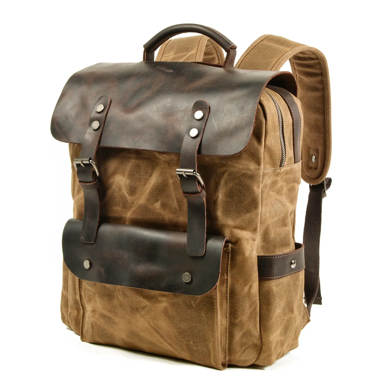 Carter Waxed Canvas Waterproof Backpack