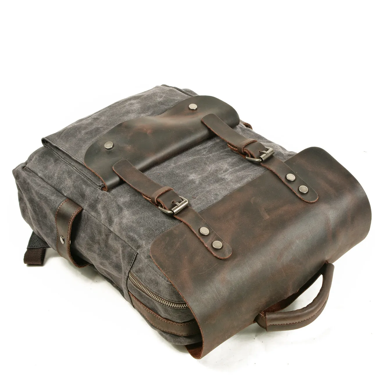 Carter Waxed Canvas Waterproof Backpack