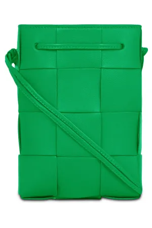 CASSETTE MINI BUCKET BAG | PARAKEET/GOLD