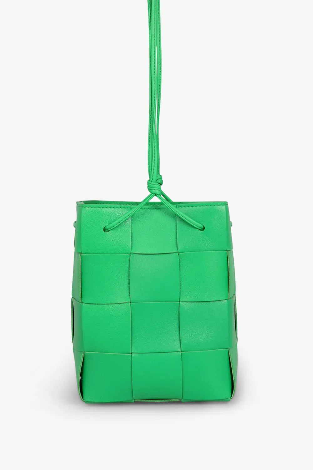 CASSETTE MINI BUCKET BAG | PARAKEET/GOLD