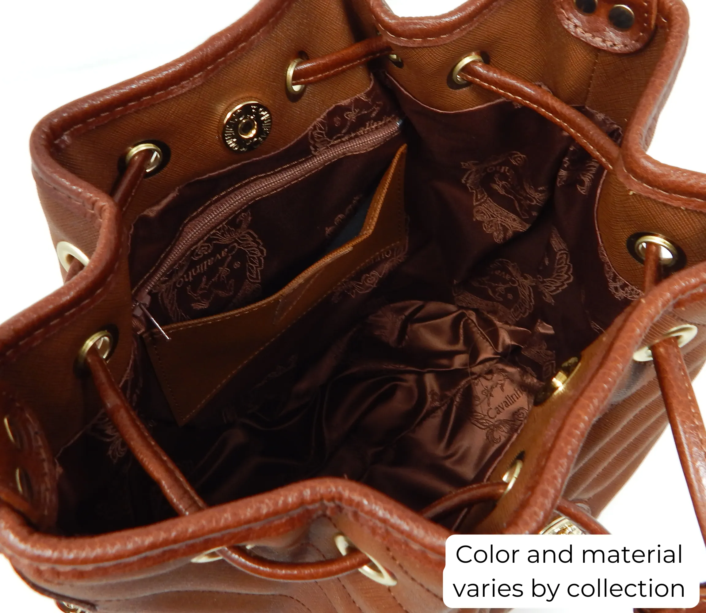 Cavalo Lusitano Leather Bucket Bag