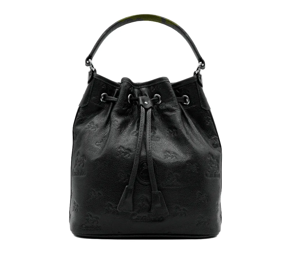 Cavalo Lusitano Leather Bucket Bag