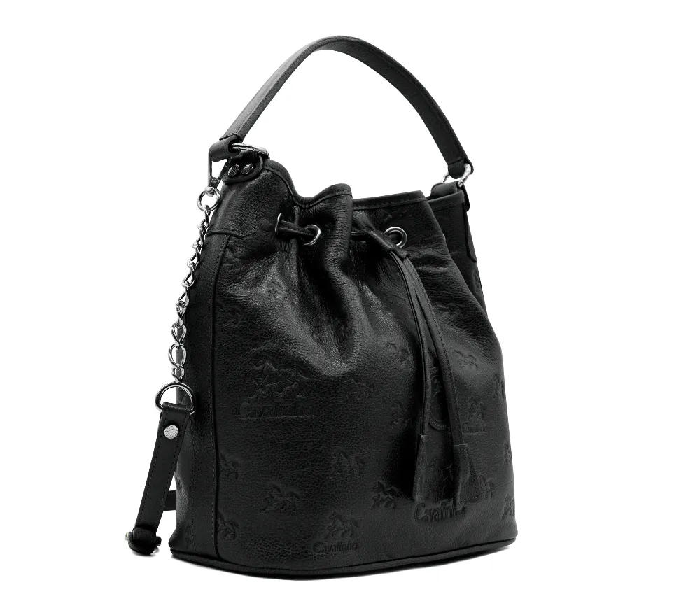 Cavalo Lusitano Leather Bucket Bag