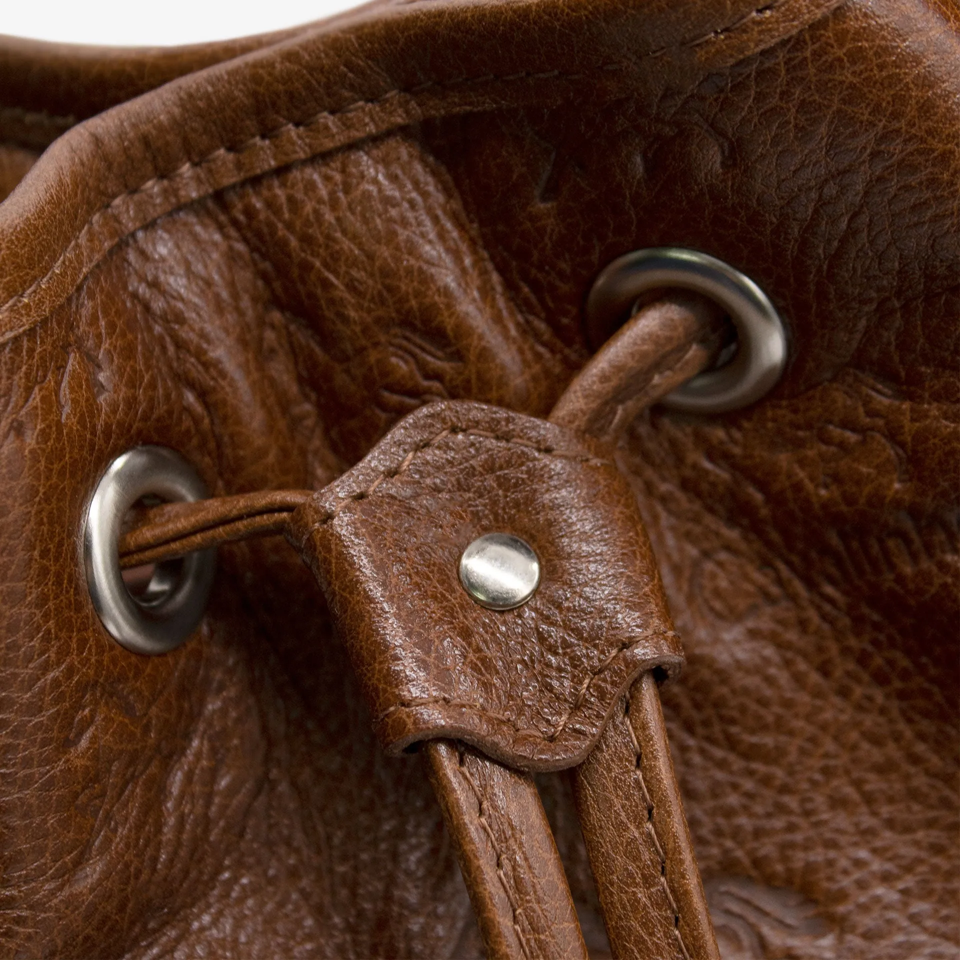 Cavalo Lusitano Leather Bucket Bag