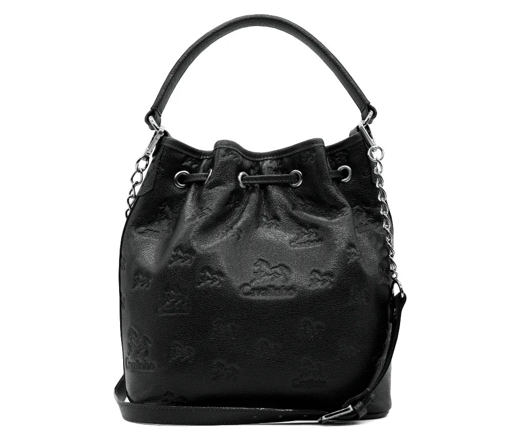 Cavalo Lusitano Leather Bucket Bag