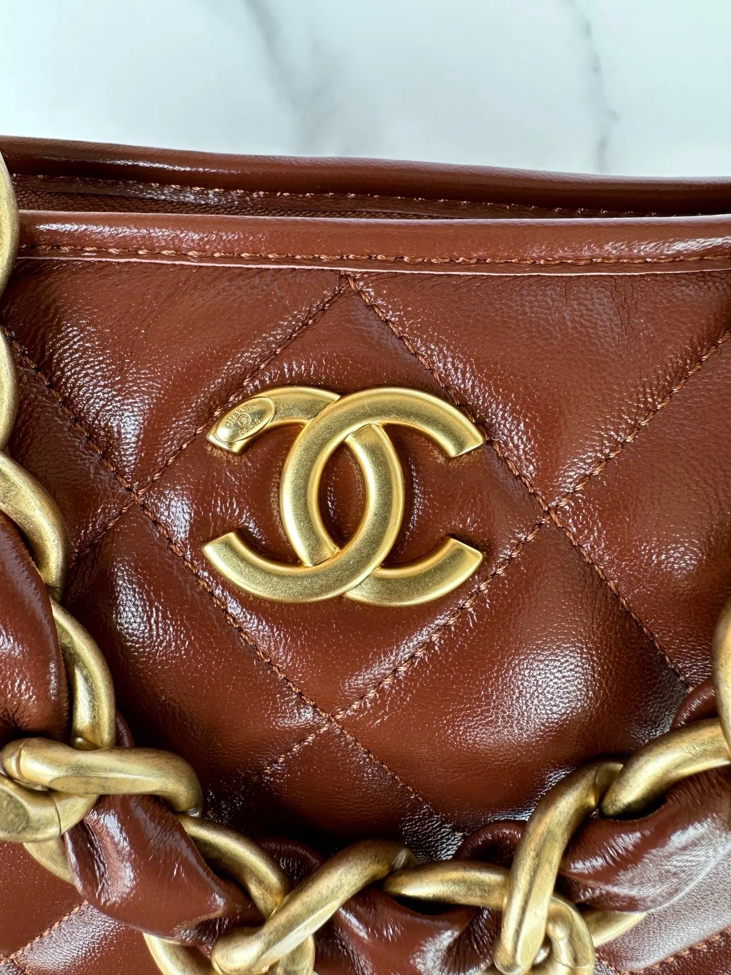 CC974 Large Hobo Bag / 12.6x11.8x4.7inch / HIGHEST QUALITY VERSION