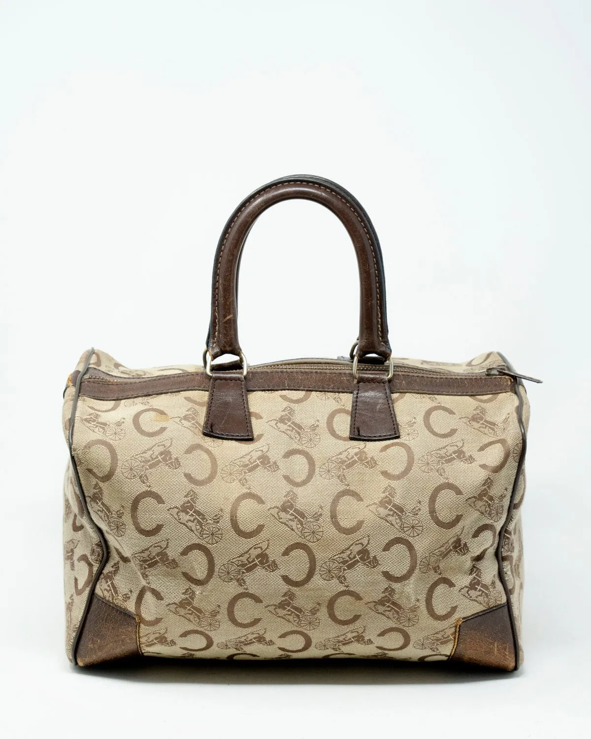 Celine vintage canvas boston bag ASL3307