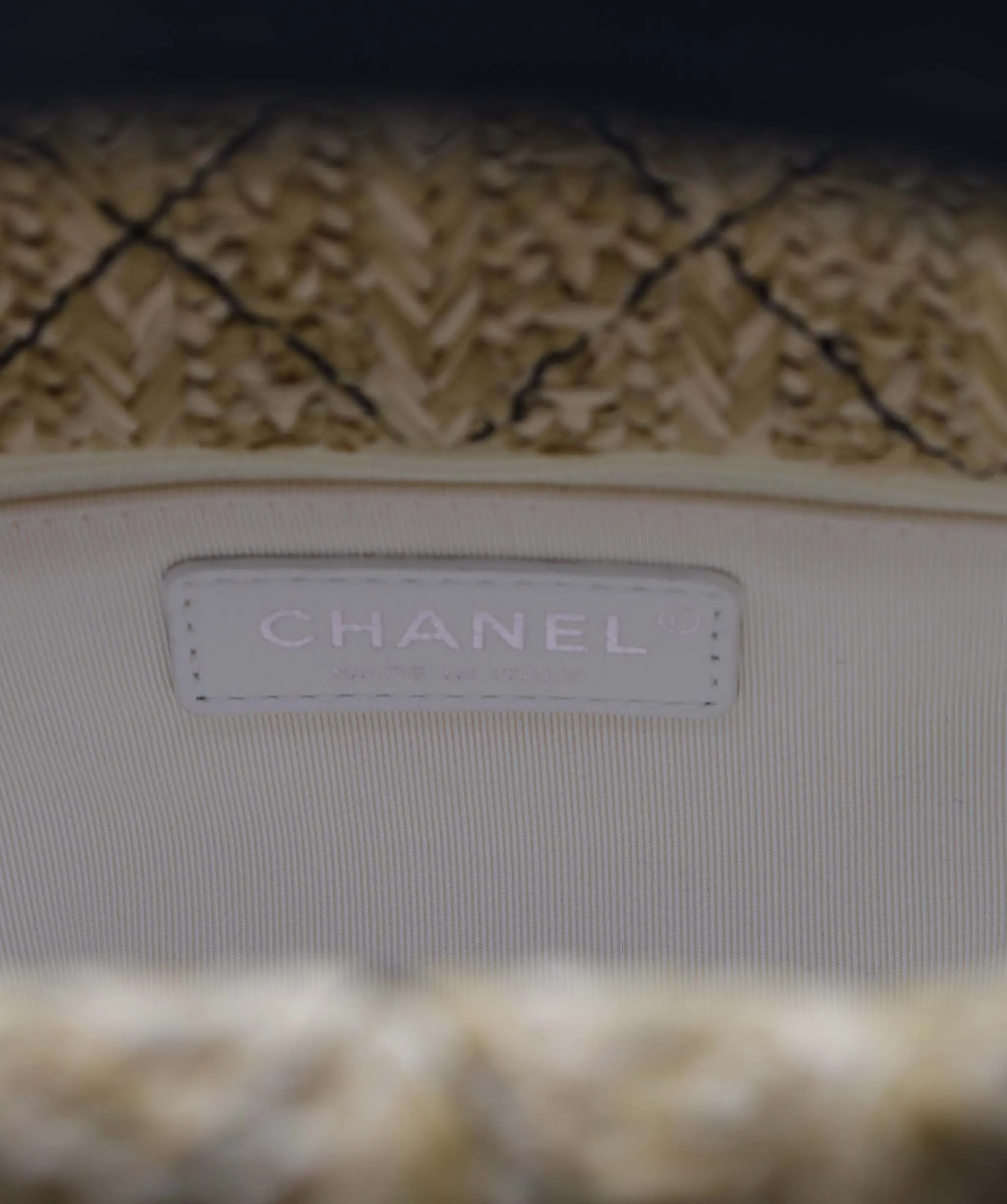 CHANEL 31 PVC & RAFFIA TOTE BAG RJC4444